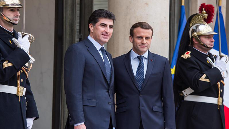 President Barzani to Meet with French President Macron in Paris